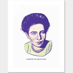 Simone de Beauvoir Posters and Art